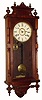 C.1890, Ansonia QUEEN ELIZABETH, in walnut and in generally good restored condition.