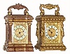 C.1904, Ansonia (lot of 2 carriage clocks),