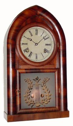 C.1869, Daniel Pratt & Sons, Reading, Mass (Sale Rooms at 49 Union St., Boston), beehive 8-day shelf clock in good restored condition. — Antique Clocks Price Guide