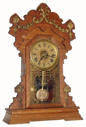 C.1909, Seth Thomas Gingerbread clock from the "Metals" series, — Antique Clocks Price Guide