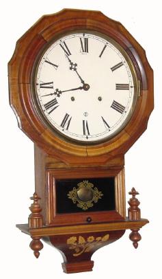 C.1915, Anglo-American,  8-day time & strike wall clock. — Antique Clocks Price Guide