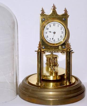 C.1902, Jahresuhrenfabrik, 400-day timepiece, low serial #4956. — Antique Clocks Price Guide