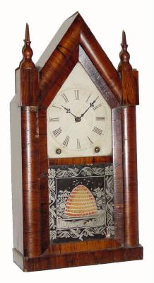 C.1877, Ansonia Clock Co., 8-day time & strike steeple clock in generally good condition. — Antique Clocks Price Guide