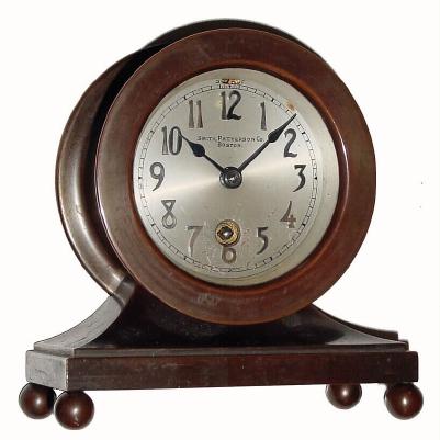 C.1910, Chelsea Clock Co., "Base and Ball" 8-day time only. — Antique Clocks Price Guide