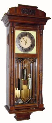 C.1920, German, Gustav Becker, unusual 3-weight striking Grand Sonnerie on 8 melodious rods (4 on each side). — Antique Clocks Price Guide