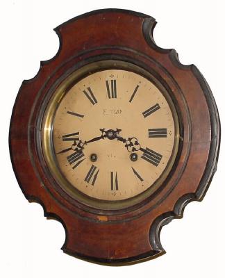 C.1890, French Comtoise, 8-day time/strike bakers clock in as found condition with original finish. — Antique Clocks Price Guide