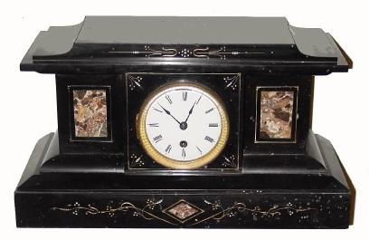 C.1890, Boston Clock Co., 8-day time & strike mantel clock (tandem wind). — Antique Clocks Price Guide