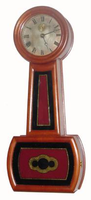 C.1965, Unknown, miniature Howard banjo in cherry in excellent condition. — Antique Clocks Price Guide