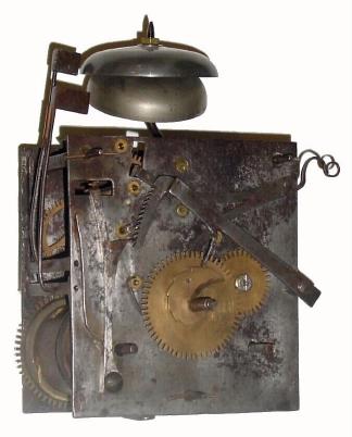 C.1825, Sweden, 8-day time & strike tall clock movement only. — Antique Clocks Price Guide