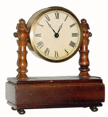 C.1930, The Burroughs Co., "No. 57 T - Spindle" 30-hour wall timepiece. — Antique Clocks Price Guide