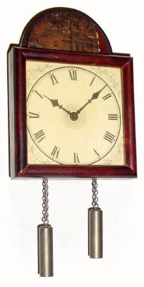 C.1930, The Burroughs Co., "No. 58 T - Wag-on-the-Wall" 30-hour wall timepiece. — Antique Clocks Price Guide