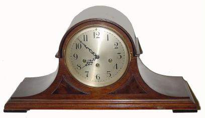 C.1922, Seth Thomas Clock Co., "Chime Clock No. 74", 8-day time Westminster chime refinished mahogany mantel clock in good condition. — Antique Clocks Price Guide