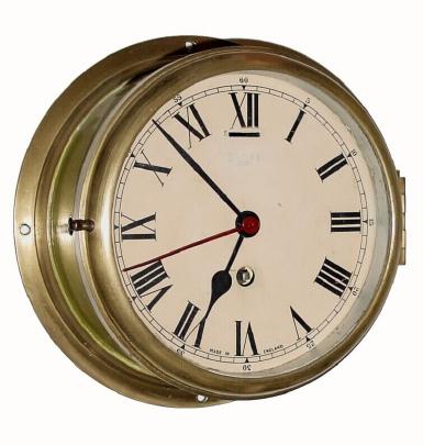 C.1910, English, Smith's Ship's Engine room timepiece in as-found condition. — Antique Clocks Price Guide