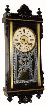 C.1890, Ansonia "DISPATCH", 8-day, time & strike, in excellent to original condition. — Antique Clocks Price Guide