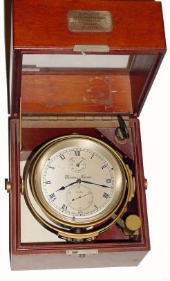 C.1946, Thomas Mercer, St Albans, England, gimbaled marine chronometer with the serial no. 23968. — Antique Clocks Price Guide