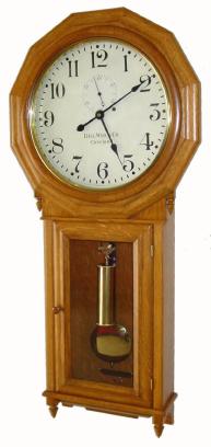 C.1890, Seth Thomas for Ball Watch, "Regulator No. 3", in oak and in excellent restored condition. — Antique Clocks Price Guide
