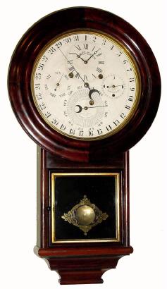 C.1875, Welch, Spring & Co., Bristol, "GALE DROP CALENDAR No. 2", in very good to excellent original condition. — Antique Clocks Price Guide