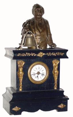 C.1900, French, "Sergeant at Arms" Bell ringer alarm in good condition. — Antique Clocks Price Guide