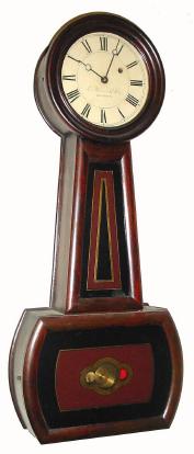C.1890, E. Howard & Co., Boston, "No. 5 Banjo", in excellent original condition. — Antique Clocks Price Guide