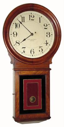 C.1890, E. Howard & Co., Boston, "Regulator No. 70-16", in excellent original condition. — Antique Clocks Price Guide