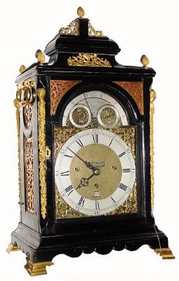 C.1750, English, Stephen Rimbault, London, 3-fusee, musical bracket clock in excellent restored condition. — Antique Clocks Price Guide