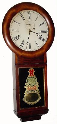 C.1865, Wm. L. Gilbert & Co (in business until 1866), "Regulator No. 1" , in very good original condition. — Antique Clocks Price Guide