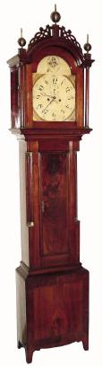 C.1810, Timothy Chandler, Concord, NH, 8-day tall case in good restored condition. — Antique Clocks Price Guide
