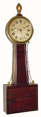 C.1835, Unknown, 8-day banjo or "patent timepiece". — Antique Clocks Price Guide