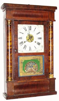 C.1860, Seth Thomas, Column Clock, 2-weight, 30 hour, in very good to excellent original condition. — Antique Clocks Price Guide