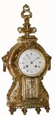 C.1880, French, Japy Freres, Bronze Mantel clock in excellent restored condition. — Antique Clocks Price Guide