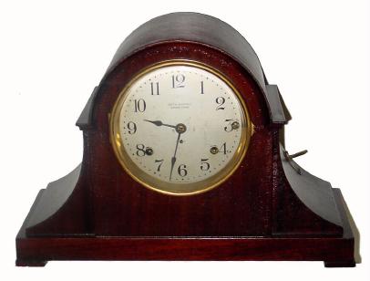 C.1915, Seth Thomas, "Chime Clock No. 57", 5-Bell Sonora chime clock in good original condition. — Antique Clocks Price Guide