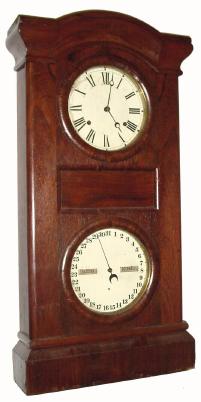 C.1884, Seth Thomas Clock Co., "Parlor Calendar No. 1", 8-day time/strike refinished rosewood veneered case in fair to good condition. — Antique Clocks Price Guide