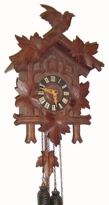 C.1930, Germany, 5-leaf & bird cuckoo clock in very good condition with original finish. — Antique Clocks Price Guide