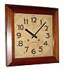 C.1910, Japan, Seikosha, Square gallery clock, 8-day time and strike in excellent original condition, 