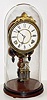 C.1875, Davies Patent, "Single Post Crystal Palace", 8-day time/strike mantel clock.