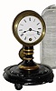 C.1870, Seth Thomas Sons & Co., New York, 8-day candle stick timepiece in good condition.