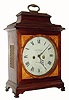 C.1840, English 2-Fusee Bracket clock in a delightful country case with fan corners.