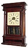 C.1848, Sperry & Shaw, 115 Maiden Ln, New York, 30-hour time/strike shelf clock.