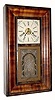 C.1850, Forestville Manufacturing Co., (J. C. Brown) 8-day time/strike mahogany OG shelf clock in very nice condition with original finish (has been rubbed down a bit).