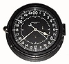 C.1965, Chelsea Clock Co., 8-day black bakelite deck or engine room timepiece in very nice condition 