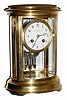 C.1910, French, for J. E. Caldwell & Co., Philadelphia, signed on the dial and imprinted on the movement, oval crystal regulator in generally good condition. 