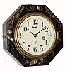 C.1850, Chauncey Jerome, New Haven, Conn., 30-hour lever movement wall timepiece in good condition 