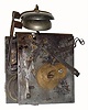 C.1825, Sweden, 8-day time & strike tall clock movement only.