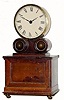 C.1930, The Burroughs Co., "No. 53 T - Wagon Spring" 30-hour wall timepiece.