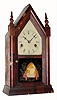 C.1870, New Haven Clock Co., 30 Hour Mini steeple "SMALL GOTHIC", in original, as-found condition.