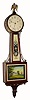 C.1928, Waltham Clock Co., Willard model weight banjo, in an all mahogany case, and in outstanding original condition.