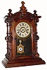 C.1875, Welch, Spring & Co., "Patti, V.P.", rosewood mantel clock in very good condition.