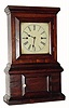 C.1852, Atkins, Whiting & Co., 30-Day shelf timepiece, with J. Ives "lever spring" movement (wagon spring), in generally good, as-found condition. 