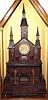 C.1937, American, fretwork clock with an 8-day time/strike movement in wonderful condition.