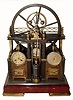 C.1890, French, "Flywheel & Steam Boiler", automaton from the Industrial Series of clocks, and in excellent original condition.